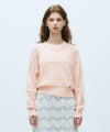 Marithé François Girbaud Women's Crochet Knit Pullover