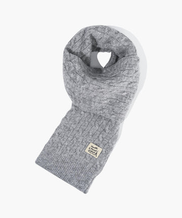 Marithé François Girbaud Kids Cable Muffler Heather Gray