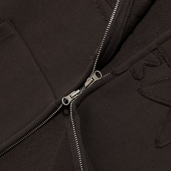 Nice Ghost Club 3Star Logo Zip Hoodie