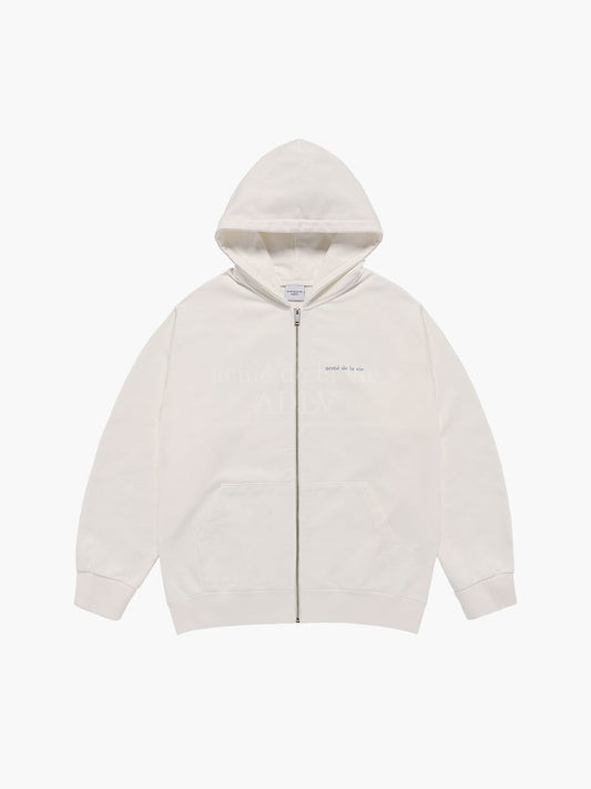 ADLV Basic Bio Washing Hoodie Zip Up