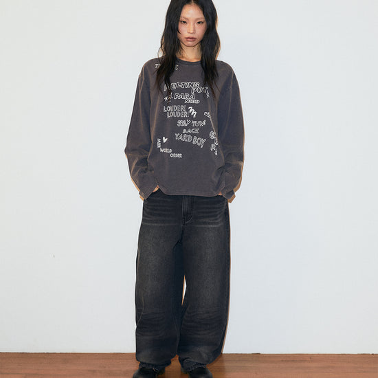 Mahagrid Washed 10 Years Long Sleeve Tee