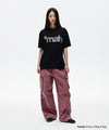 Mahagrid mah Cut Off Applique Tee [Black]