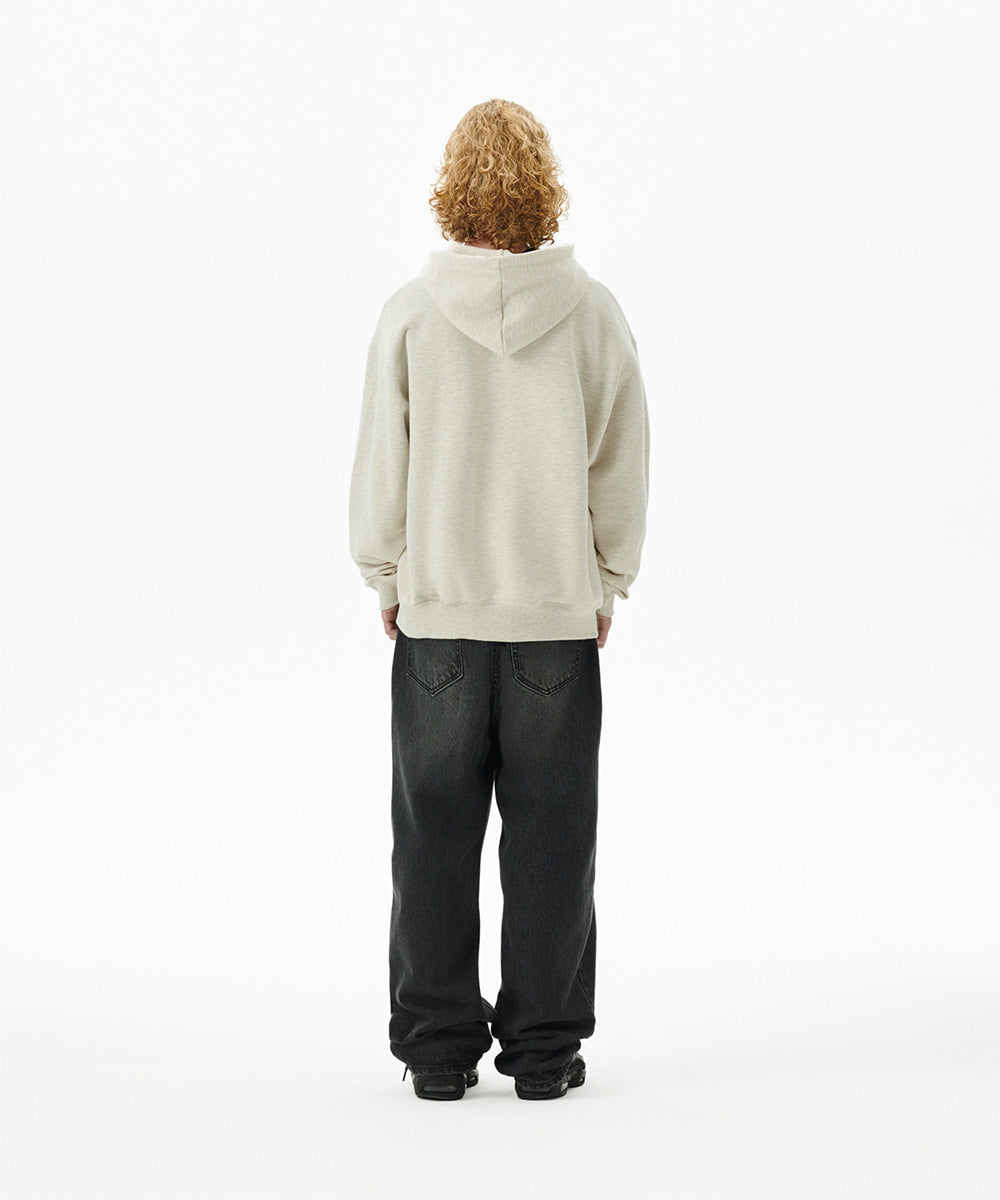 Mahagrid Letter Ink Logo Hoodie