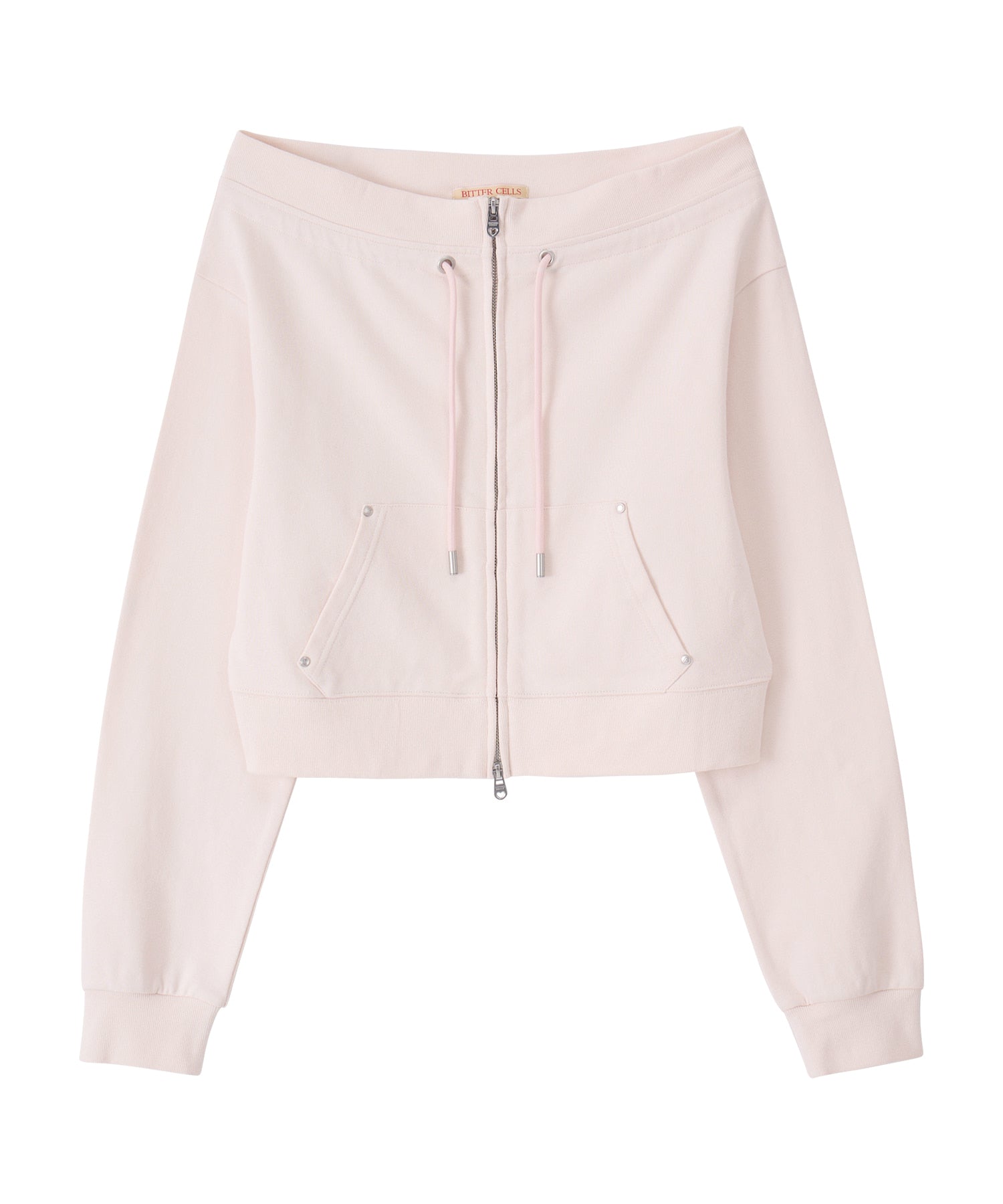 Bitter Cells Vera Off Shoulder Zip Up