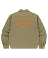 Mahagrid Washed Drizzler Blouson Jacket
