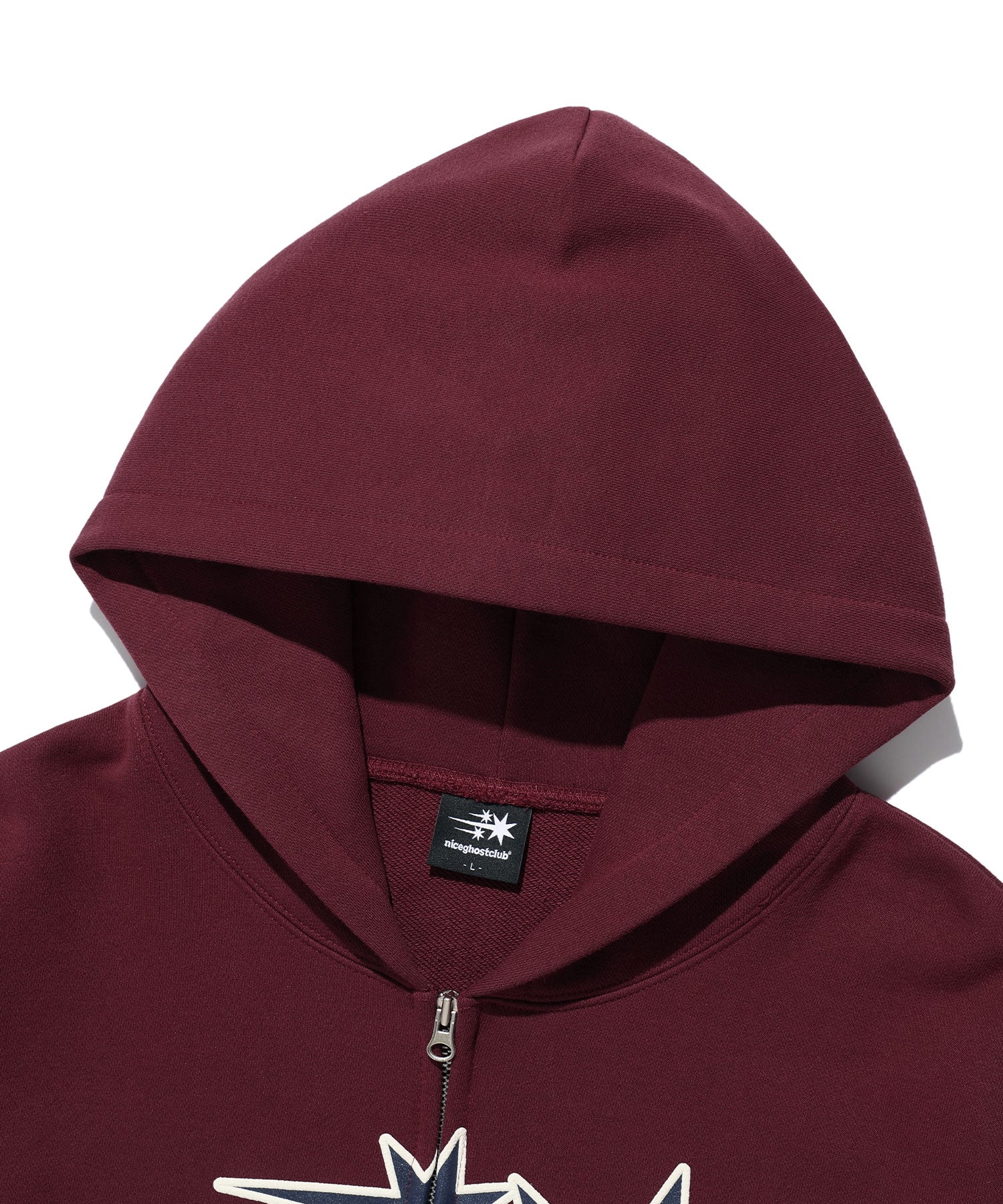 Nice Ghost Club 3 Stars Hate Hoodie Zip Up