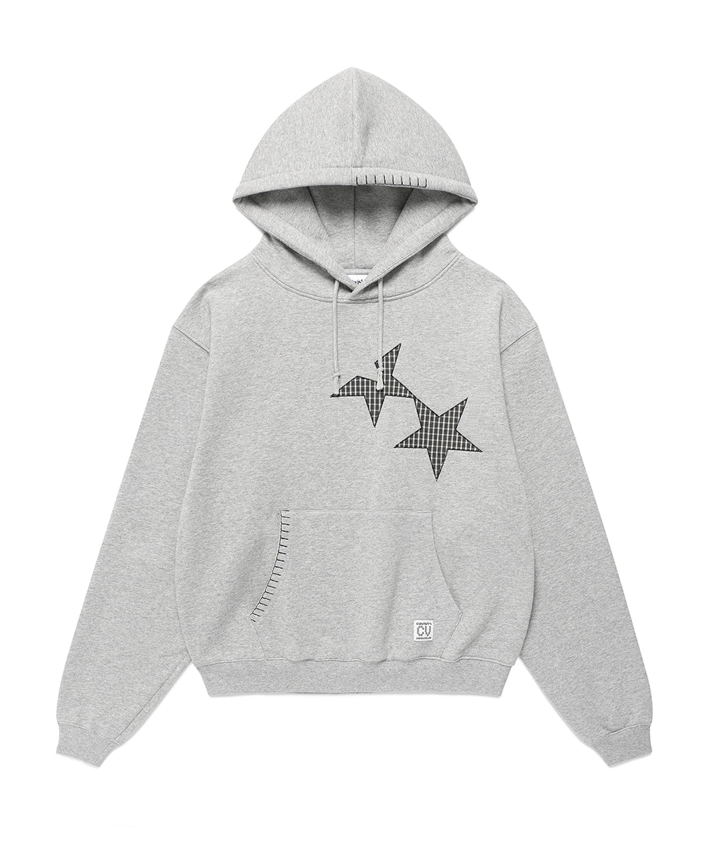 Cavish Twin Star Applique Hoodie
