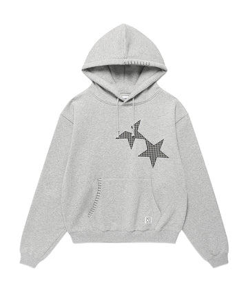 Cavish Twin Star Applique Hoodie