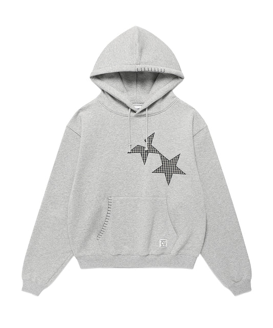 Cavish Twin Star Applique Hoodie