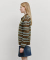 Marithé François Girbaud Regular Logo Stripe Polo Knit