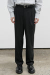 General Idea MAN Two-Pleat Suit Trousers [CHARCOAL STRIPE]