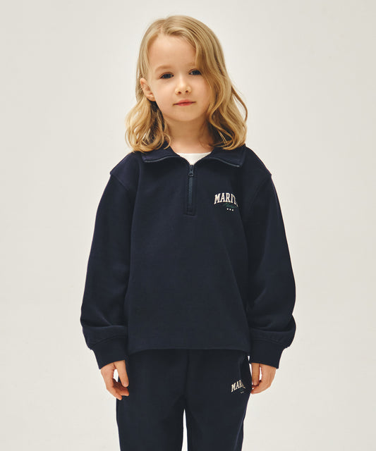 Marithé François Girbaud Kids Half Zip Sweat Set-Up