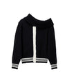 Bitter Cells Sally Unbalanced Off Shoulder Knit