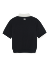 MLB Women's Basic Crop Polo T-Shirts