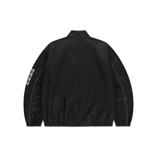 Mahagrid Check Harrington Jacket
