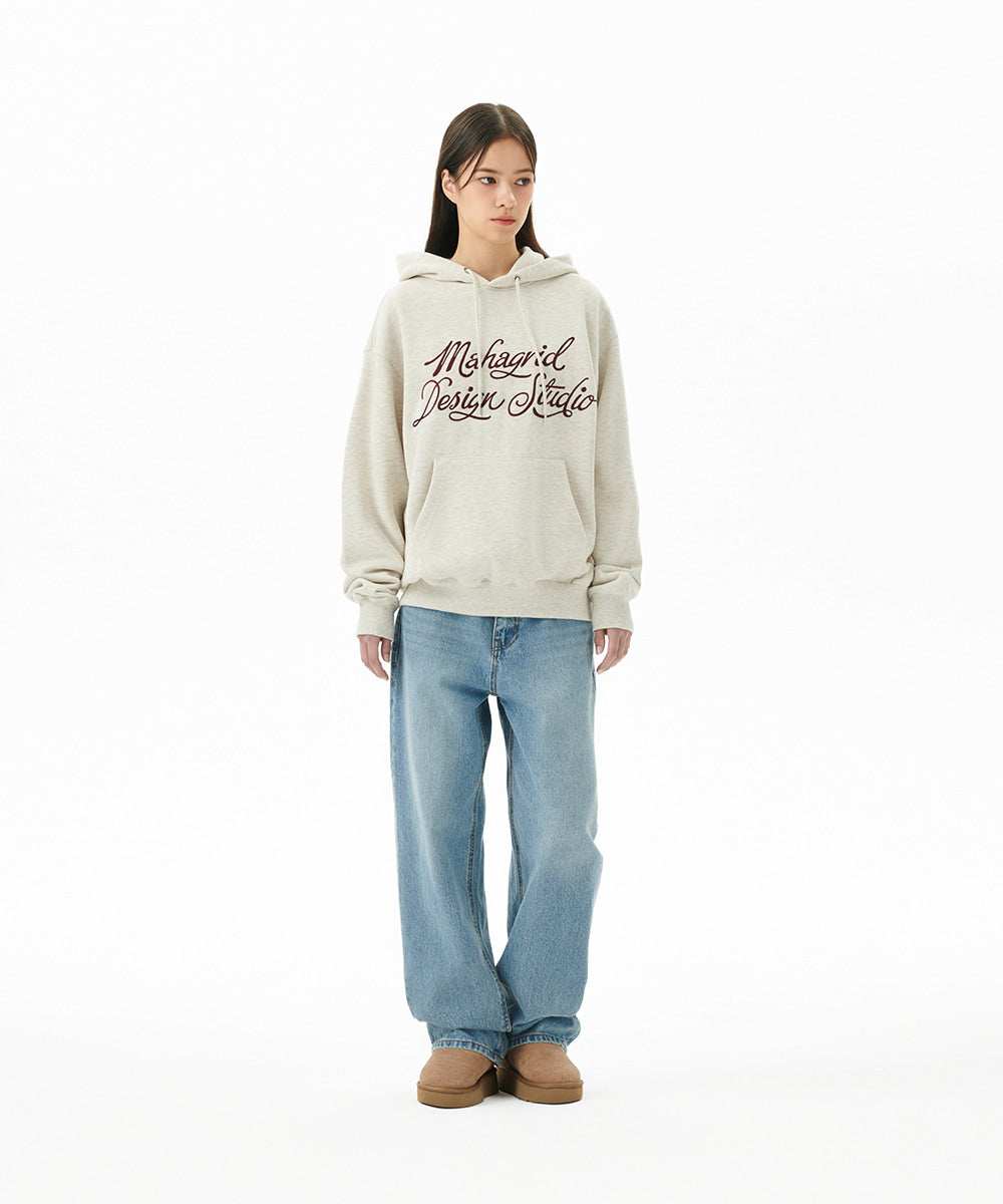 Mahagrid Letter Ink Logo Hoodie
