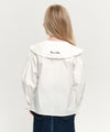 Marithé François Girbaud Kids White Frill Collar Blouse