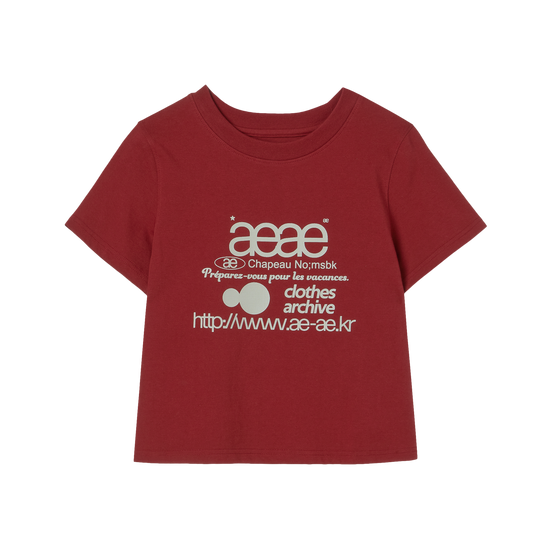 AEAE Web Logo Crop T-Shirt