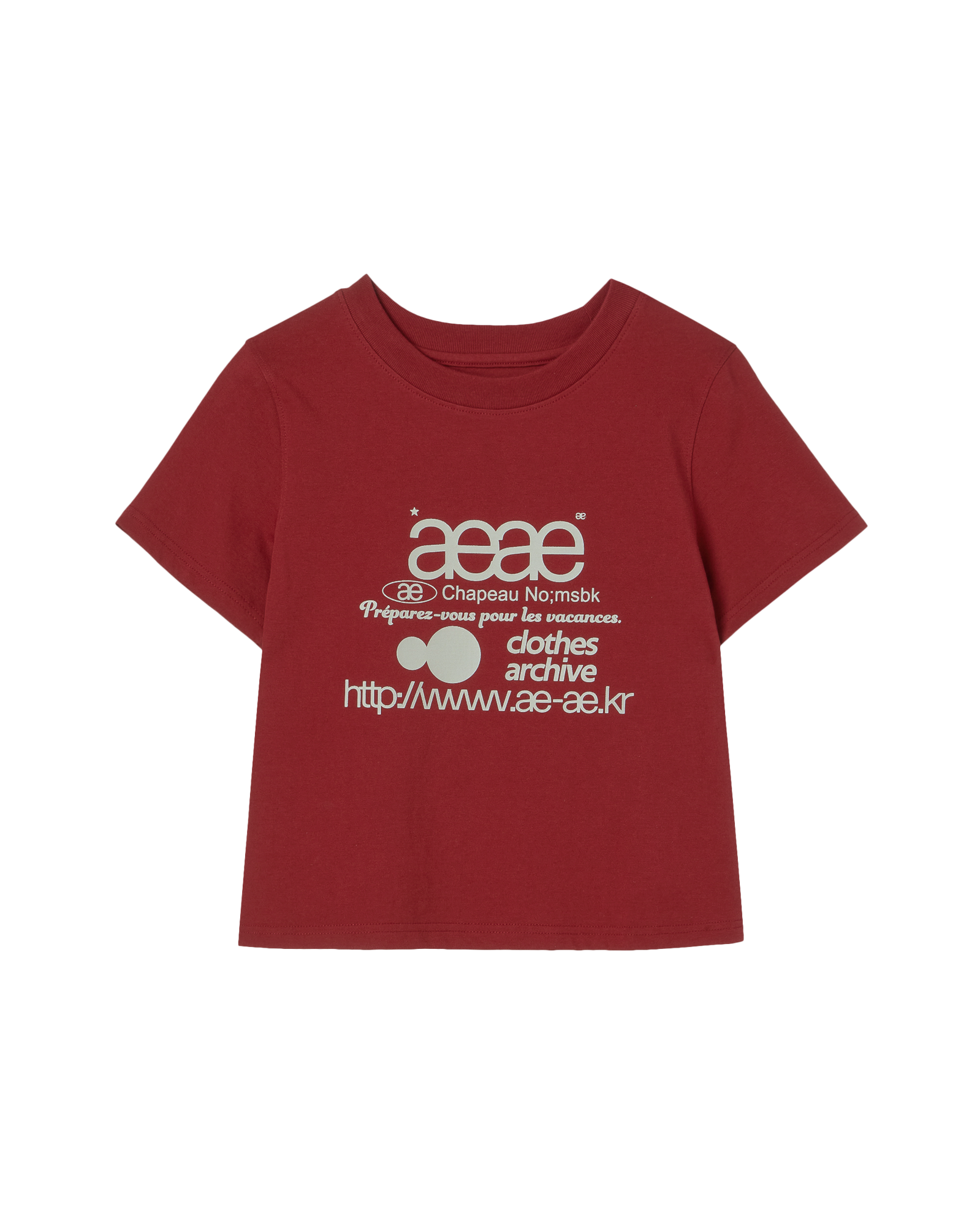 AEAE Web Logo Crop T-Shirt