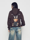 ADLV Rabbit Bear Doll Logo Hoodie