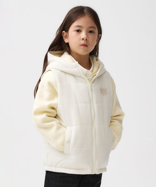 Marithé François Girbaud Kids Padded Hood Vest