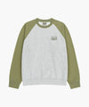 Marithé François Girbaud SMALL CLASSIC LOGO COLOR BLOCK SWEATSHIRT charcoal