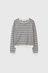 General Idea WOMAN Stripe Layered Pullover