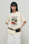 General Idea WOMAN Food Market Artwork Short Sleeve Tee
