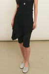 General Idea WOMAN Pleated Knit Wrap Skirt