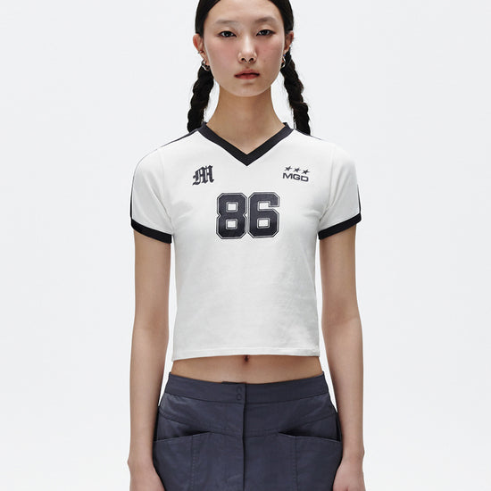Mahagrid Football Ringer Tee