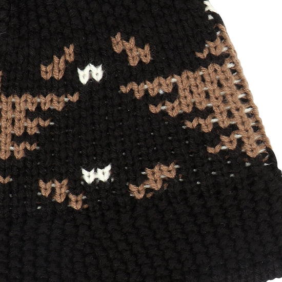 Mahagrid Eagle Knit Bucket Hat