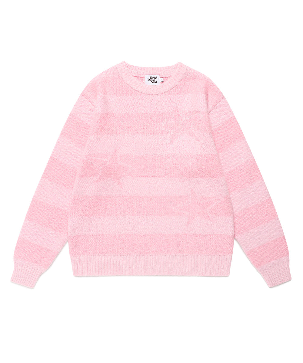 Cavish Brushed Star Knit Sweater