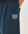 Marithé François Girbaud Kids Classic Logo Bermuda One Tuck Sweat Shorts Blue