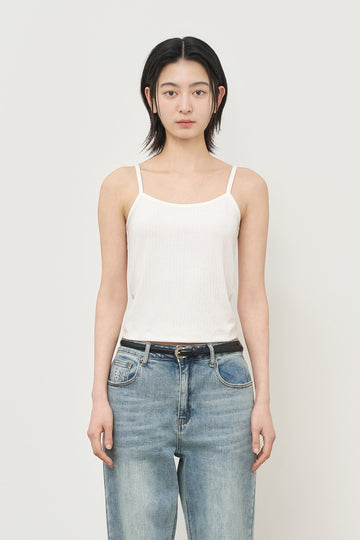 General Idea WOMAN Eyelet U-Neck Sleeveless