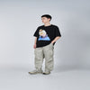 ADLV Baby Face Yellow Beanie Boy Short Sleeve T-Shirt