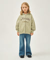 Marithé François Girbaud Kids Applique Logo Hoodie Zip-Up
