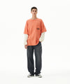 Mahagrid Embroidered Splatter Denim Pant