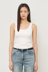 General Idea WOMAN Solid U-Neck Sleeveless