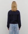 Marithé François Girbaud W SAILOR RIB KNIT CARDIGAN