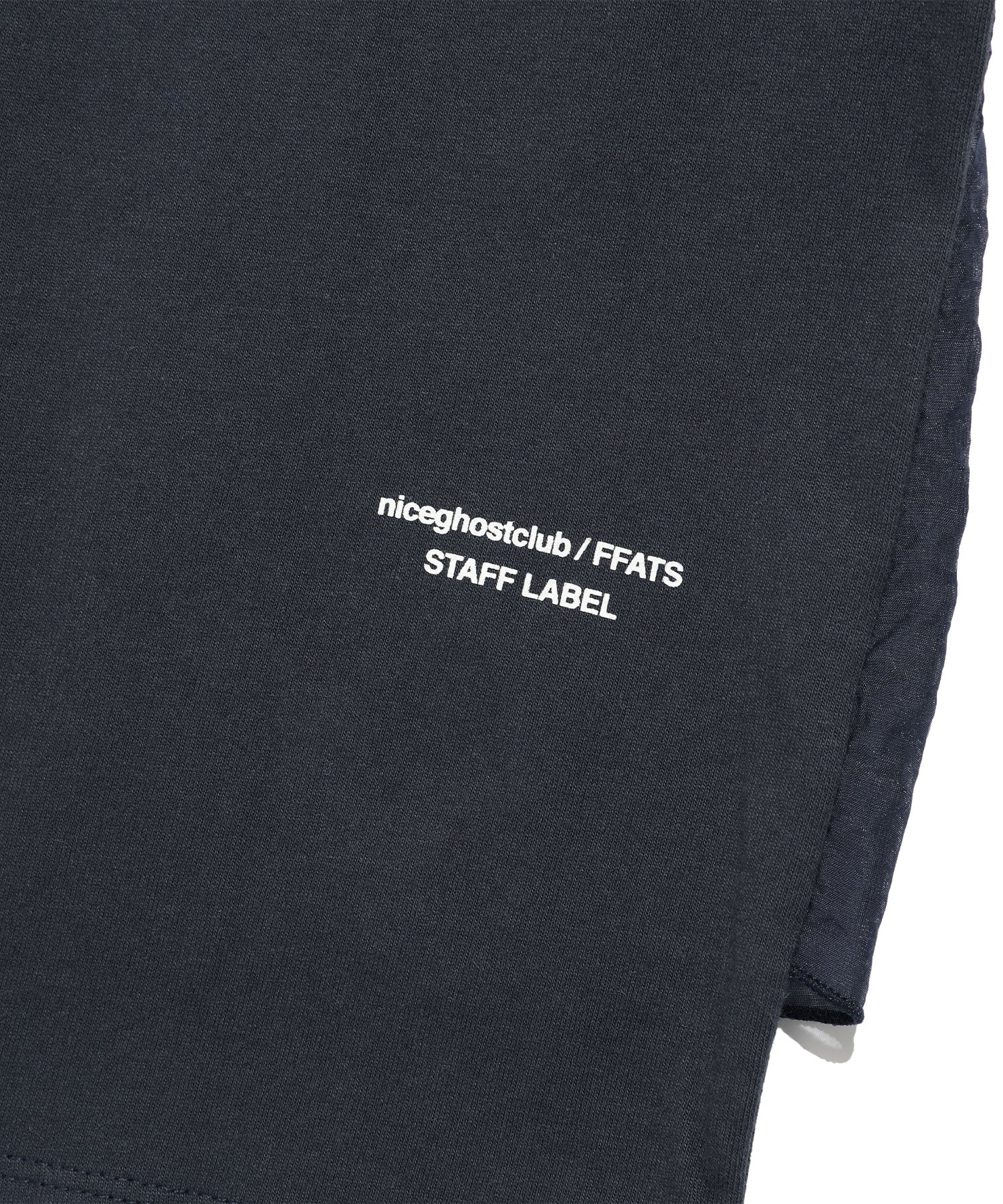 Nice Ghost Club FFATS Logo Layered Sleeve Tee [Navy]