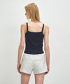 Marithé François Girbaud W BASIC STRING CROP SLEEVELESS