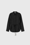 General Idea WOMAN Belted Pintuck Shirt