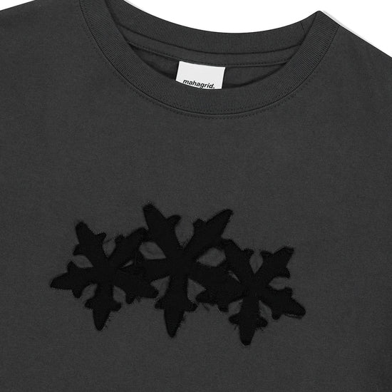 Mahagrid Cut Off Cross Star Tee