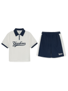 MLB [cool Field] Varsity Mesh Pique T-shirt Set