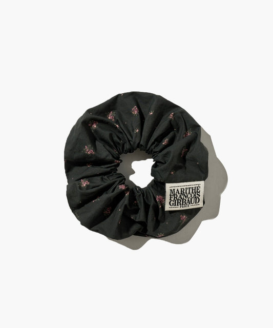Marithé François Girbaud Classic Logo Flower Hair Scrunchie Light Blue