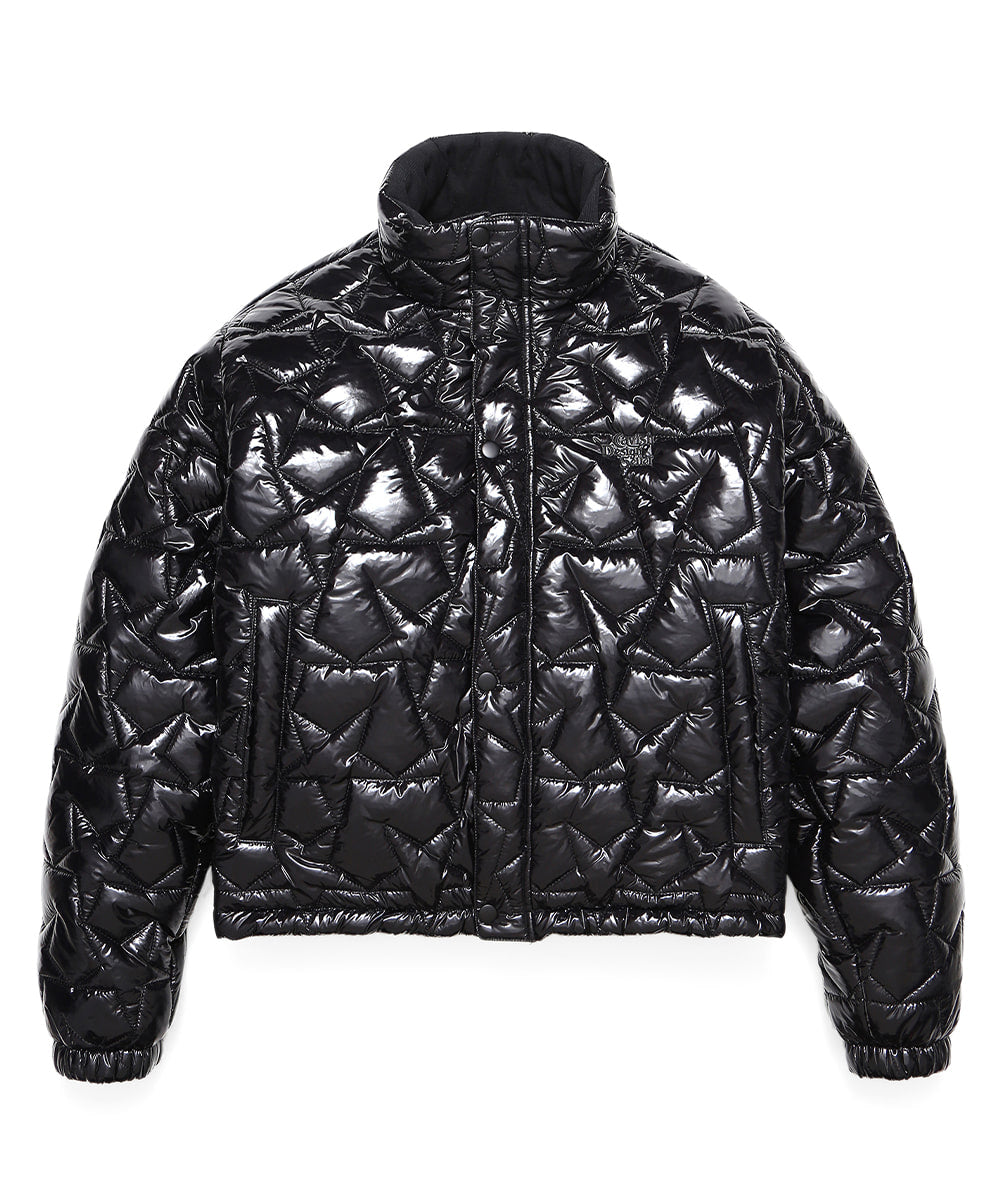 Cavish Women's Enamel Star Padded Jacket [Black]