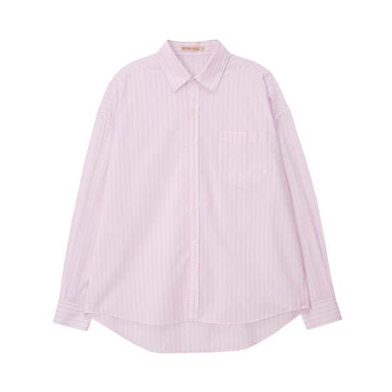 Bitter Cells Fuse Stripe Shirt - Light Pink