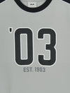 MLB Varsity Blocking Number Logo T-shirt