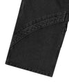 Mahagrid Wide Cargo Denim Pant