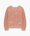 Marithé François Girbaud Kids Flower Knit Pullover